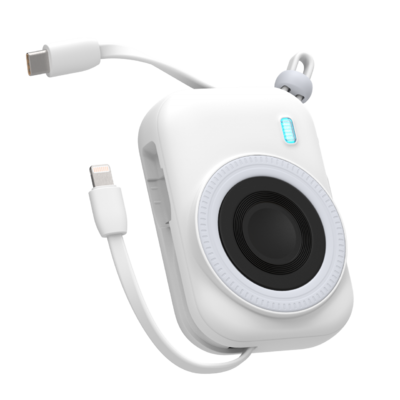15W磁気無線充電電源 10000mAh ホワイト