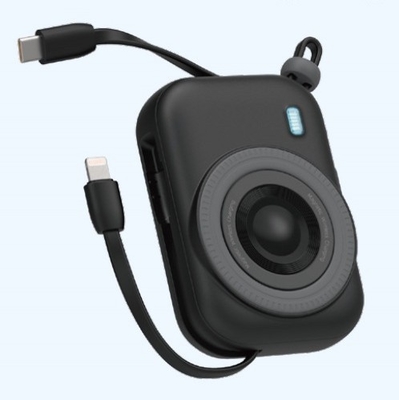 15Wマグネット式ワイヤレス充電モバイルバッテリー 10000mAh ブラック