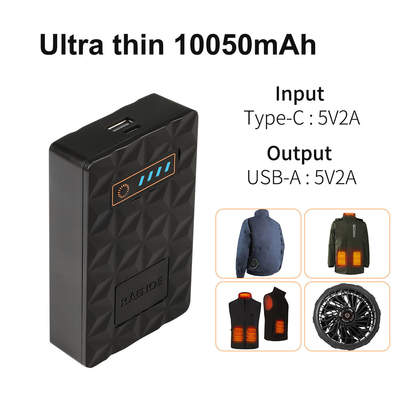 comprar 10050mAh calentó la batería más caliente calentada batería del cuerpo del chaleco online manufacture